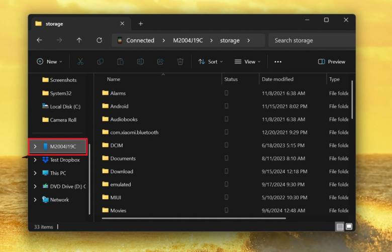 Explorador archivos Windows 11